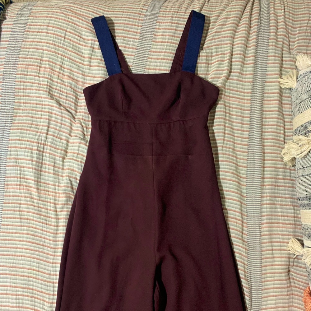 Maroon Top shop jumpsuit